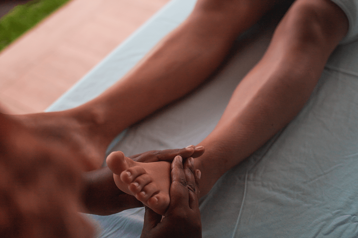 Massagens na varanda